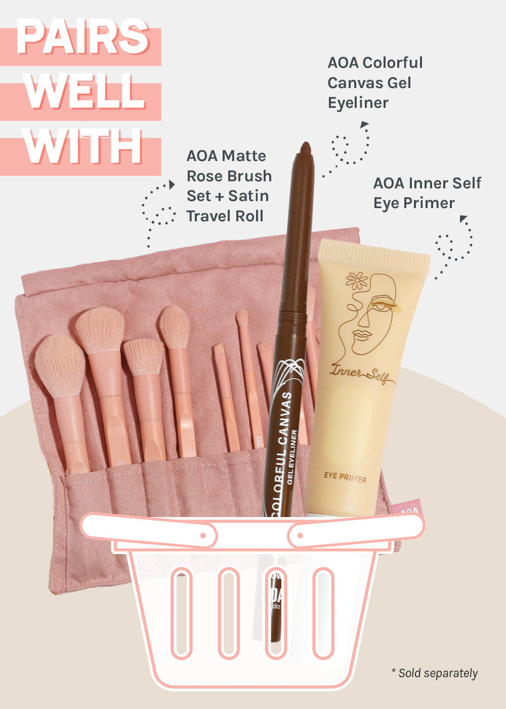 AOA The Nude Story 10-Color Eyeshadow Palette
