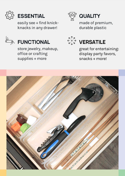 Official Key Items- Drawer Organizers with Dividers