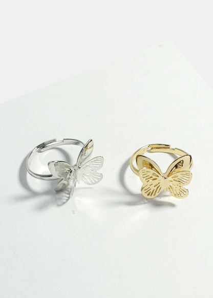 Butterfly Stainless Steel Ring