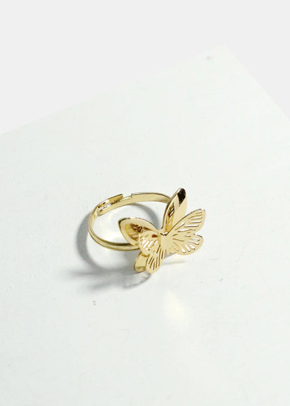 Butterfly Stainless Steel Ring