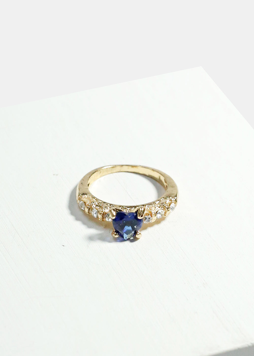 Heart Rhinestone Ring