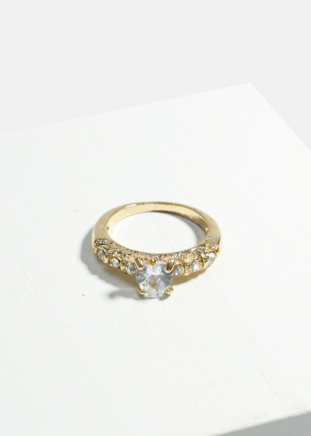 Heart Rhinestone Ring