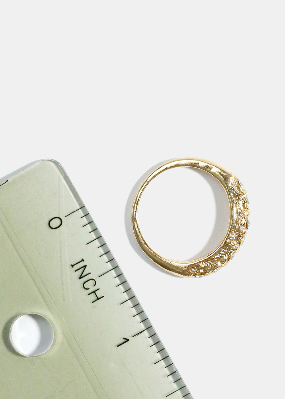 Heart Rhinestone Ring