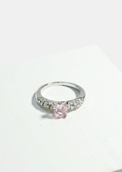 Heart Rhinestone Ring