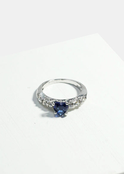 Heart Rhinestone Ring
