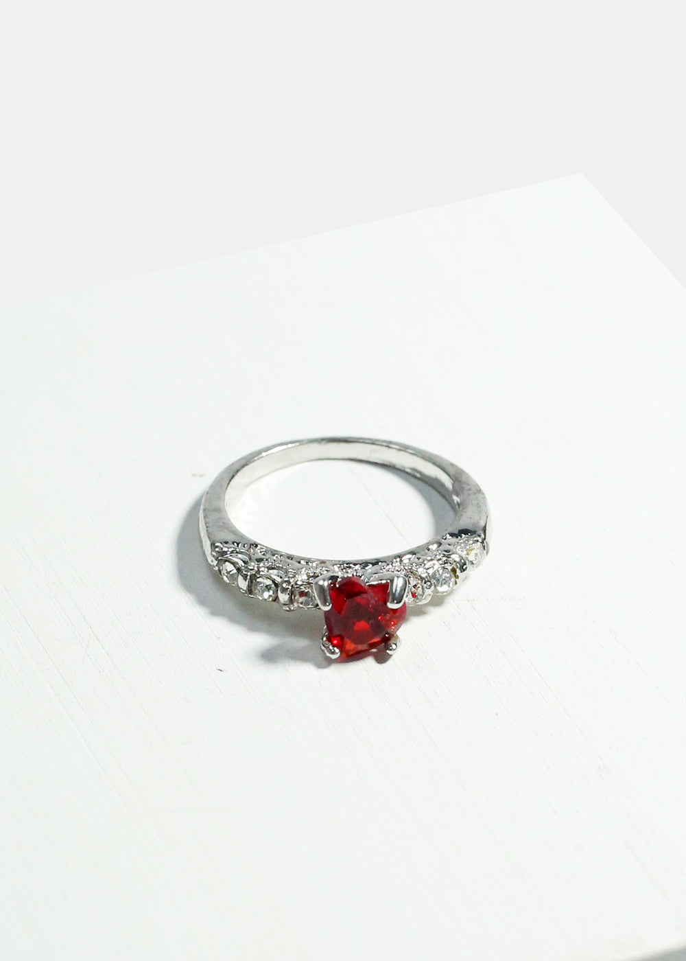 Heart Rhinestone Ring