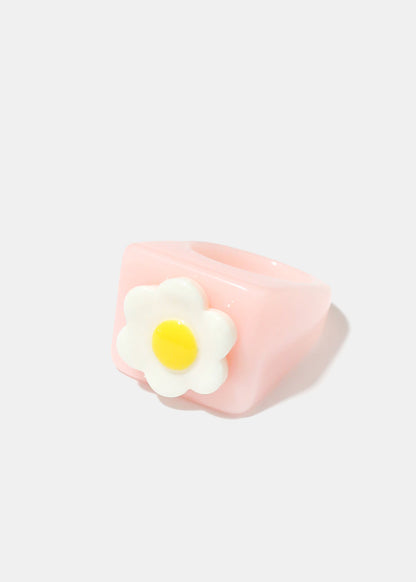 Chunky Flower Ring