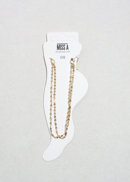 2 Layered Rope Chain Anklet