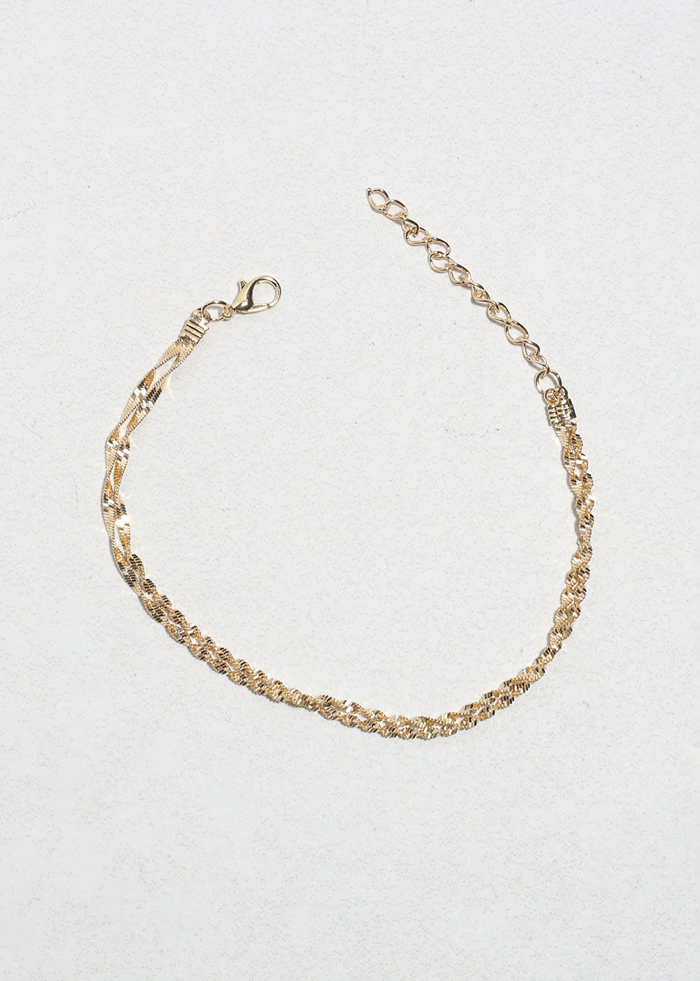 2 Layered Rope Chain Anklet