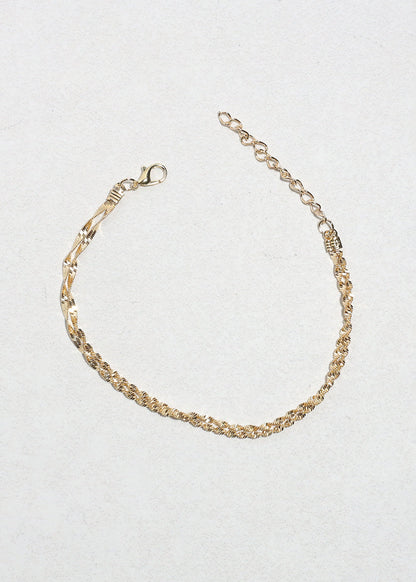 2 Layered Rope Chain Anklet