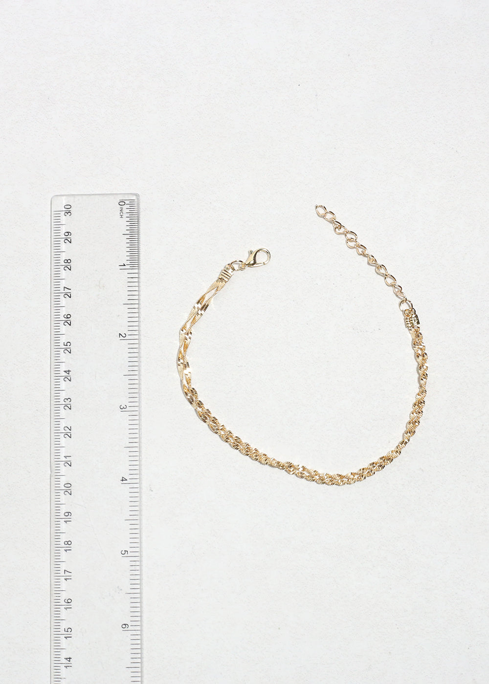 2 Layered Rope Chain Anklet