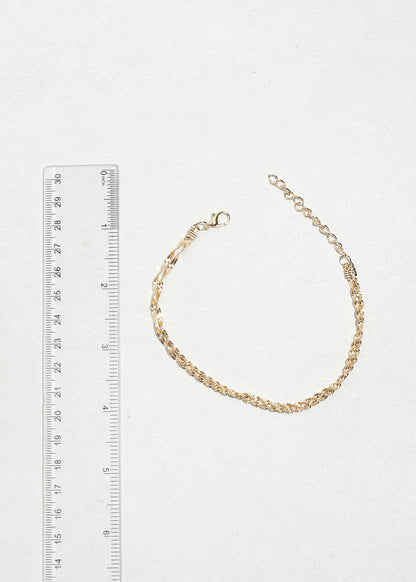 2 Layered Rope Chain Anklet