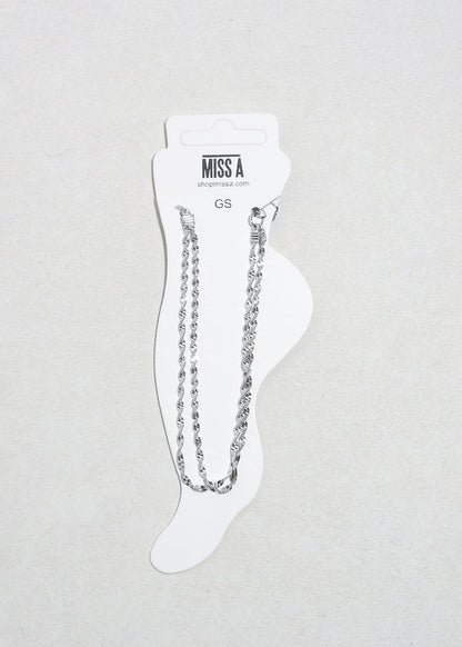 2 Layered Rope Chain Anklet