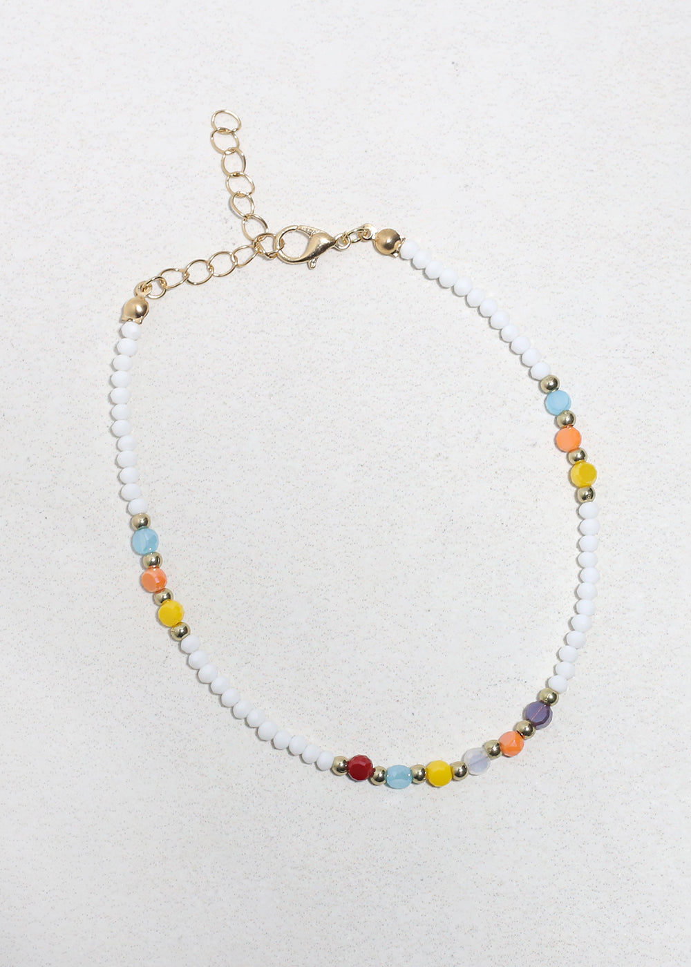 Sunny Day Beaded Anklet
