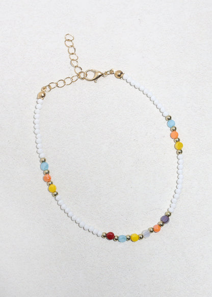 Sunny Day Beaded Anklet