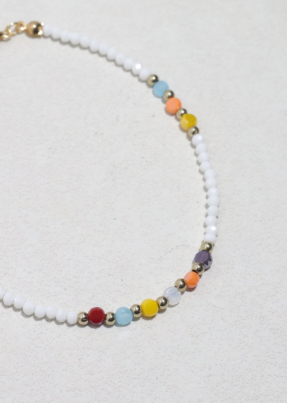 Sunny Day Beaded Anklet