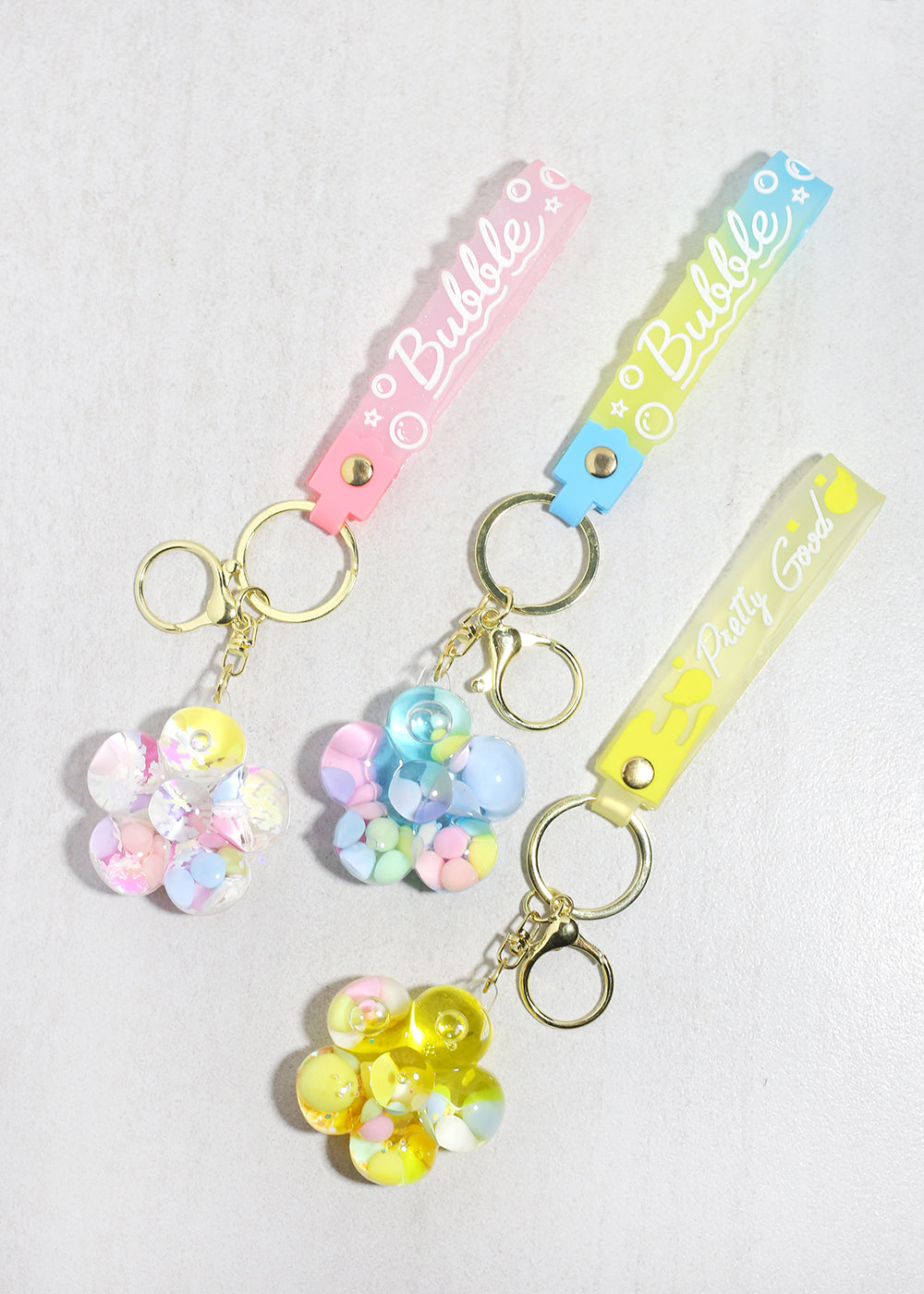 Bubble Bloom Bag Charm Keychain