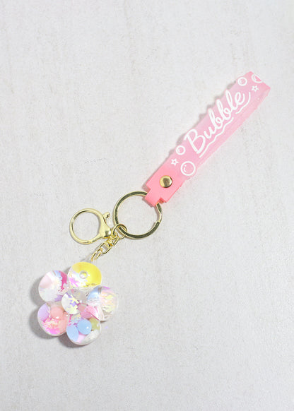 Bubble Bloom Bag Charm Keychain