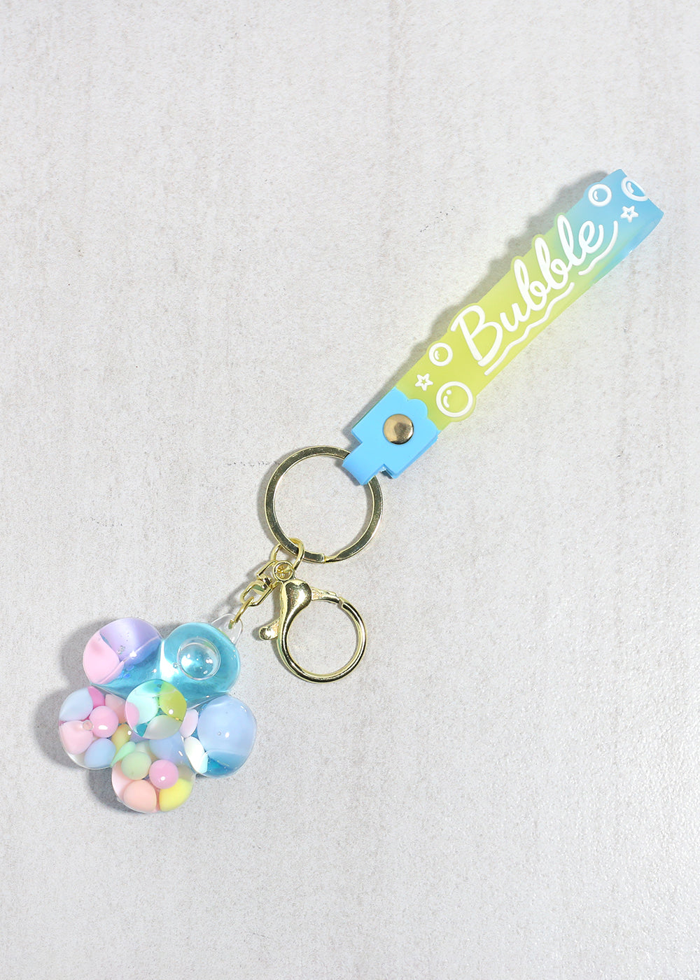 Bubble Bloom Bag Charm Keychain