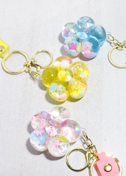 Bubble Bloom Bag Charm Keychain