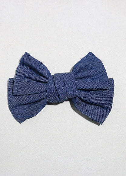 The Denim Bow Clip