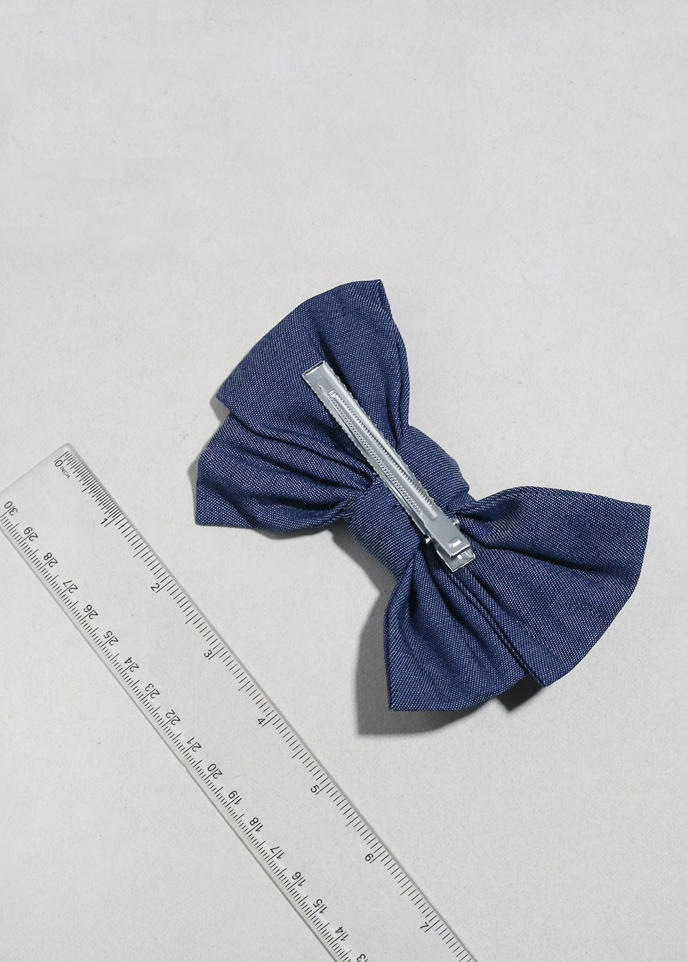 The Denim Bow Clip