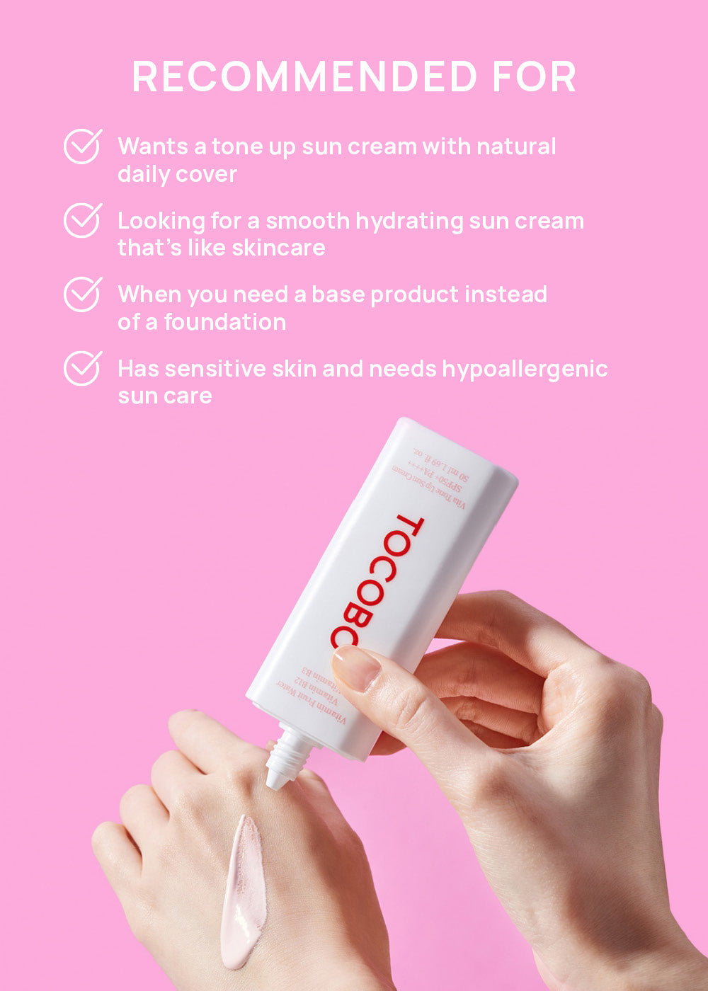 TOCOBO Vita Tone Up Sun Cream SPF50+ PA++++ 50ml