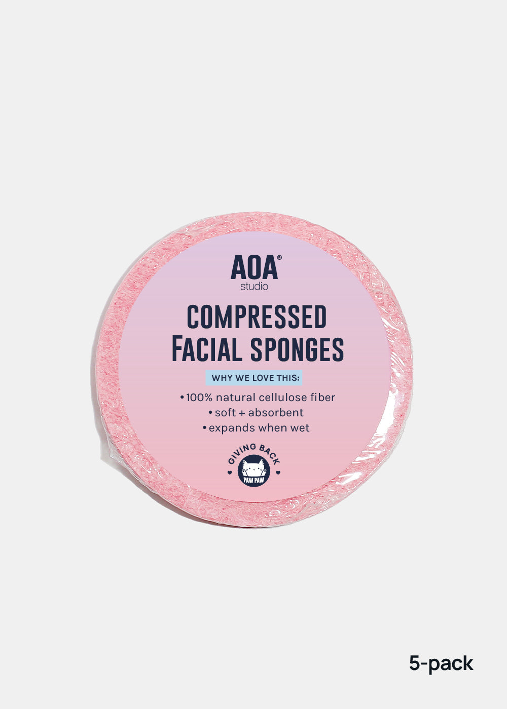 AOA Compressed Facial Sponges