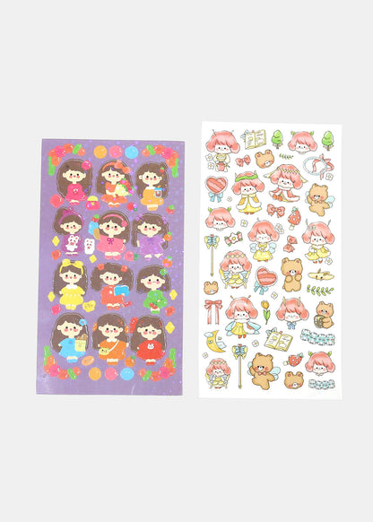 Official Key Items Sticker Sheet - Girls