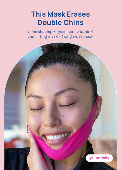 AOA Skin Chin Lifting Mask for V-Line Shaping – Green Tea + Vitamin C